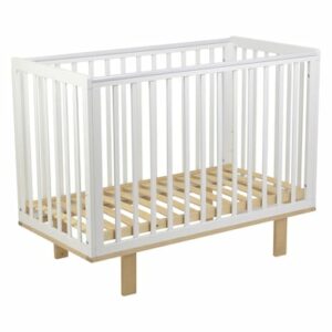 Polini Kids Babybett simple weiss natur