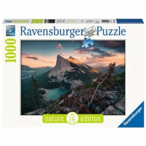 Ravensburger Abends in den Rocky Mountains bunt