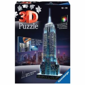 Ravensburger Empire State Building bei Nacht bunt