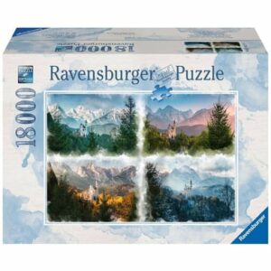 Ravensburger Märchenschloss in 4 Jahreszeiten bunt