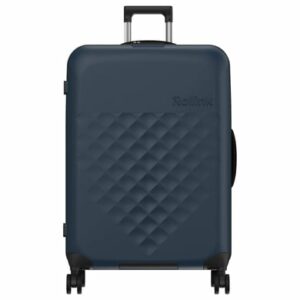 Rollink Vega 360 - faltbarer 4-Rollen-Trolley 76 cm atlantic blue