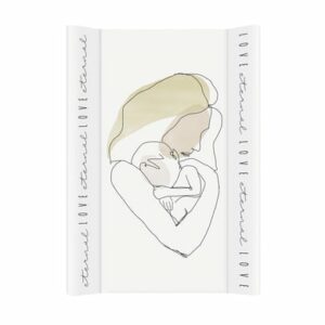 Rotho Wickelauflage Keil Motiv Line-Art Eternal Love 70 x 50 x 10 cm