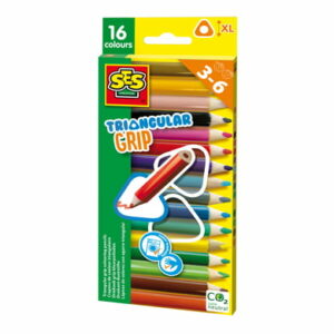 SES Creative® Dreikant-Buntstifte 16 Stück
