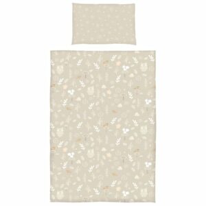 SONNE Bettwäsche taupe 100 x 135 cm