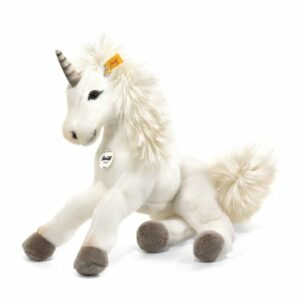 STEIFF Starly Schlenker-Einhorn 35 cm weiß liegend