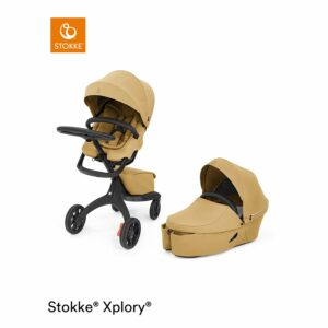 STOKKE® Kinderwagen Xplory® X inklusive gratis Tragewanne Golden Yellow