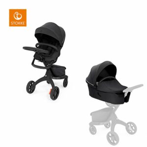 STOKKE® Kombikinderwagen Xplory® X inklusive gratis Tragewanne Rich Black