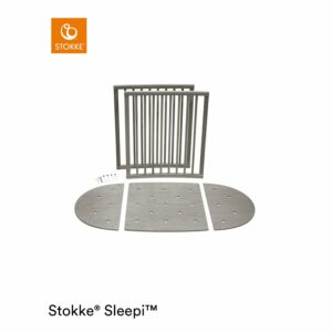 STOKKE® Sleepi™ Kinderbett Umbausatz V3 Hazy Grey