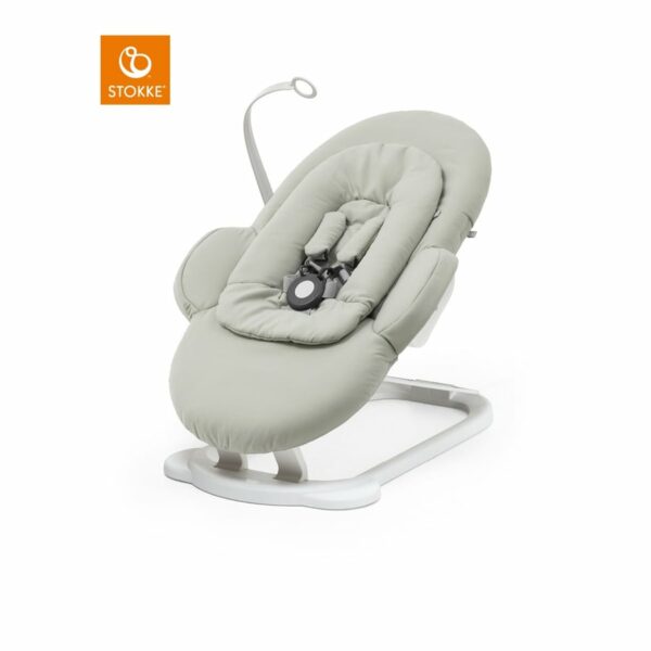 STOKKE® Steps™ Babywippe Soft Sage / White Chassis