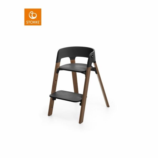 STOKKE® Steps™ Hochstuhl Black Buche Golden Brown