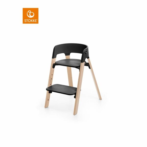 STOKKE® Steps™ Hochstuhl Black Buche Natural