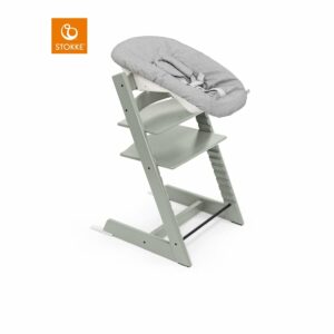 STOKKE® Tripp Trapp® Hochstuhl Buche Glacier Green inkl. Newborn Set™ Grey