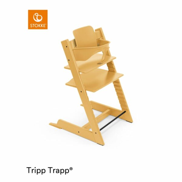 STOKKE® Tripp Trapp® Hochstuhl inkl. Baby Set Buche Sunflower Yellow