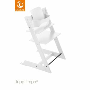 STOKKE® Tripp Trapp® Hochstuhl inkl. Baby Set Buche weiß