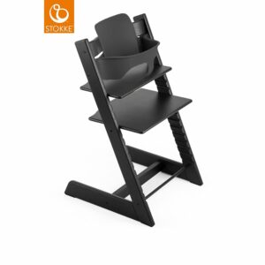 STOKKE® Tripp Trapp® Hochstuhl inkl. Baby Set Oak schwarz