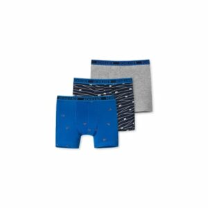 Schiesser Boxershort Grau/Blau