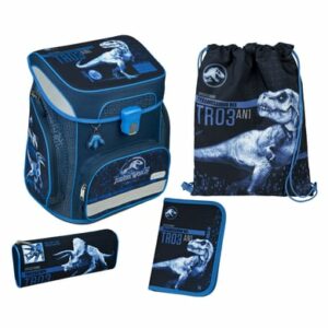 Scooli EasyFit Schulranzen-Set Jurassic World