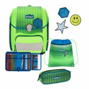 Scout Genius DIN Neon Safety - Green Gecko