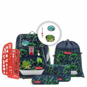 Step by 2in1 Plus - Schulranzen Set 6tlg. Wild T-Rex Taro