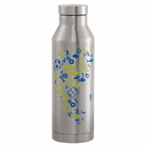 Step by Zubehör 500 ml Isolierte Edelstahl - Trinkflasche Blue/Yellow