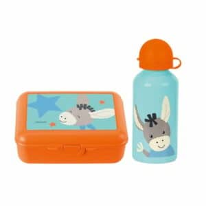 Sterntaler Brotdose + Trinkflasche 2er Set orange