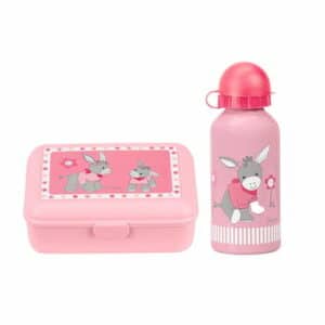 Sterntaler Brotdose + Trinkflasche 2er Set rosa