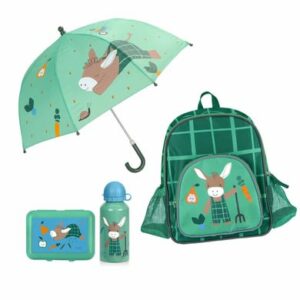 Sterntaler Kinder Rucksackset 4er Set grün