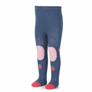 Sterntaler Krabbelstrumpfhose Erdbeere blau