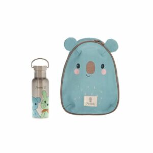 Sterntaler Rucksack & Flasche Stay true to nature 2er Set blau