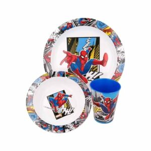 Stor Kindergeschirr Spiderman Streets 3er Set bunt