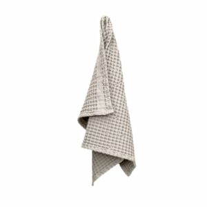 The Organic Company Handtuch Big Waffle Hand Towel Stone