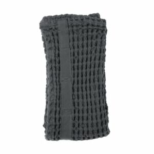 The Organic Company Handtuch Big Waffle Hand Towel dark grey