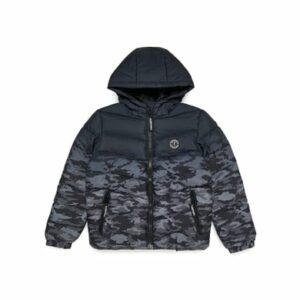 Threadboys Winterjacke Printed Ombre Jacket Zepplin Black