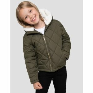 Threadgirls Winterjacke Diamond Quilted Flame Khaki