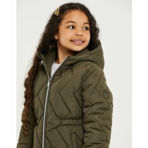 Threadgirls Winterjacke THB Quilted Hooded Jacket Ziggy Khaki