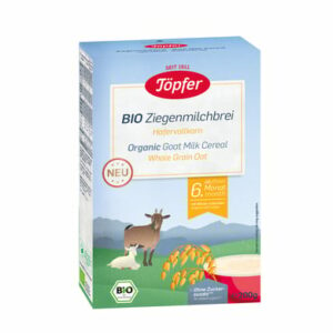 Töpfer Hafervollkorn Bio-Ziegenmilchbrei 200 g ab dem 6. Monat