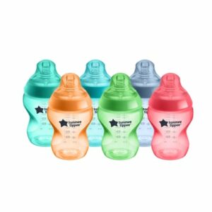 Tommee Tippee Babyflasche Closer to Nature 6 x 260ml Bunt