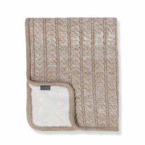 VINTER&BLOOM Kuscheldecke Cuddly Beige Melange