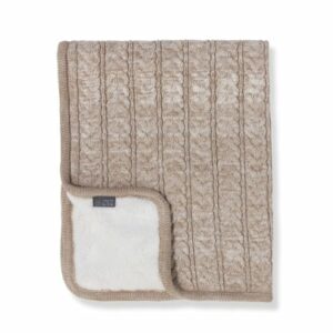 VINTER&BLOOM Kuscheldecke Cuddly Beige Melange