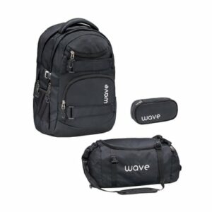 WAVE Rucksack Infinity Set 3-teilig Black