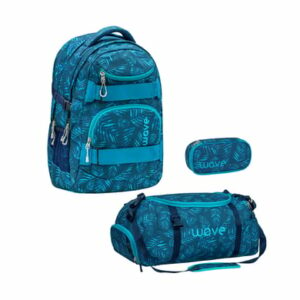 WAVE Rucksack Infinity Set 3-teilig Jungle Vibe