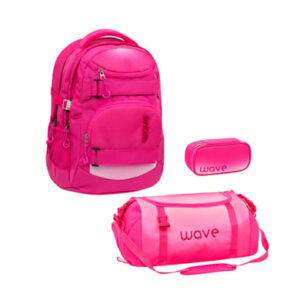 WAVE Rucksack Infinity Set 3-teilig Ombre Light Pink