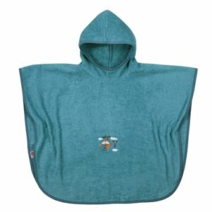 WÖRNER SÜDFROTTIER Bade-Poncho Hubschrauber blau