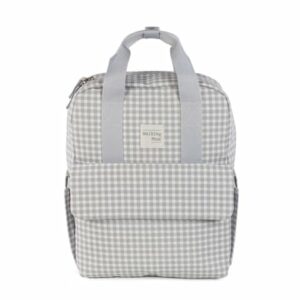 Walking Mum Rucksack I Love Vichy grau