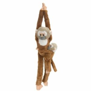 Wild Republic Kuscheltier Hanging Monkey with Baby