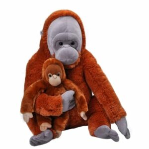 Wild Republic Kuscheltier Mom und Baby Jumbo Orangutan