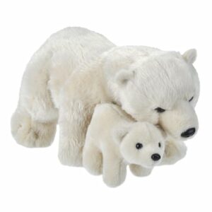Wild Republic Kuscheltier Mom und Baby Polarbär