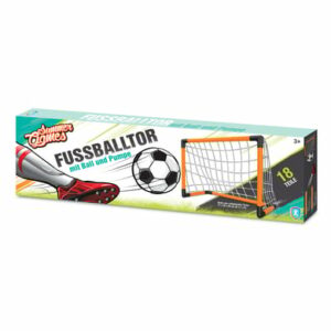 XTREM Toys and Sports SUMMER GAMES Fußballtor mit Ball und Pumpe