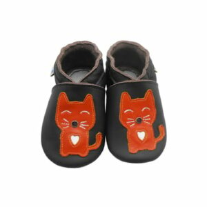 Yalion Baby Krabbelschuhe Katze dunkelblau