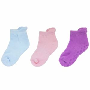 Yalion Baby Kurzsocken hellblau rosa flieder